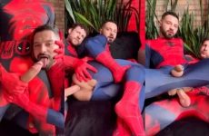 Igor Lucios and Tim Kruger fuck in spiderman costumes – Part 2