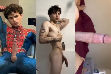Jordan Johnson (heyjohnson1999) shows off his cock – a compilation